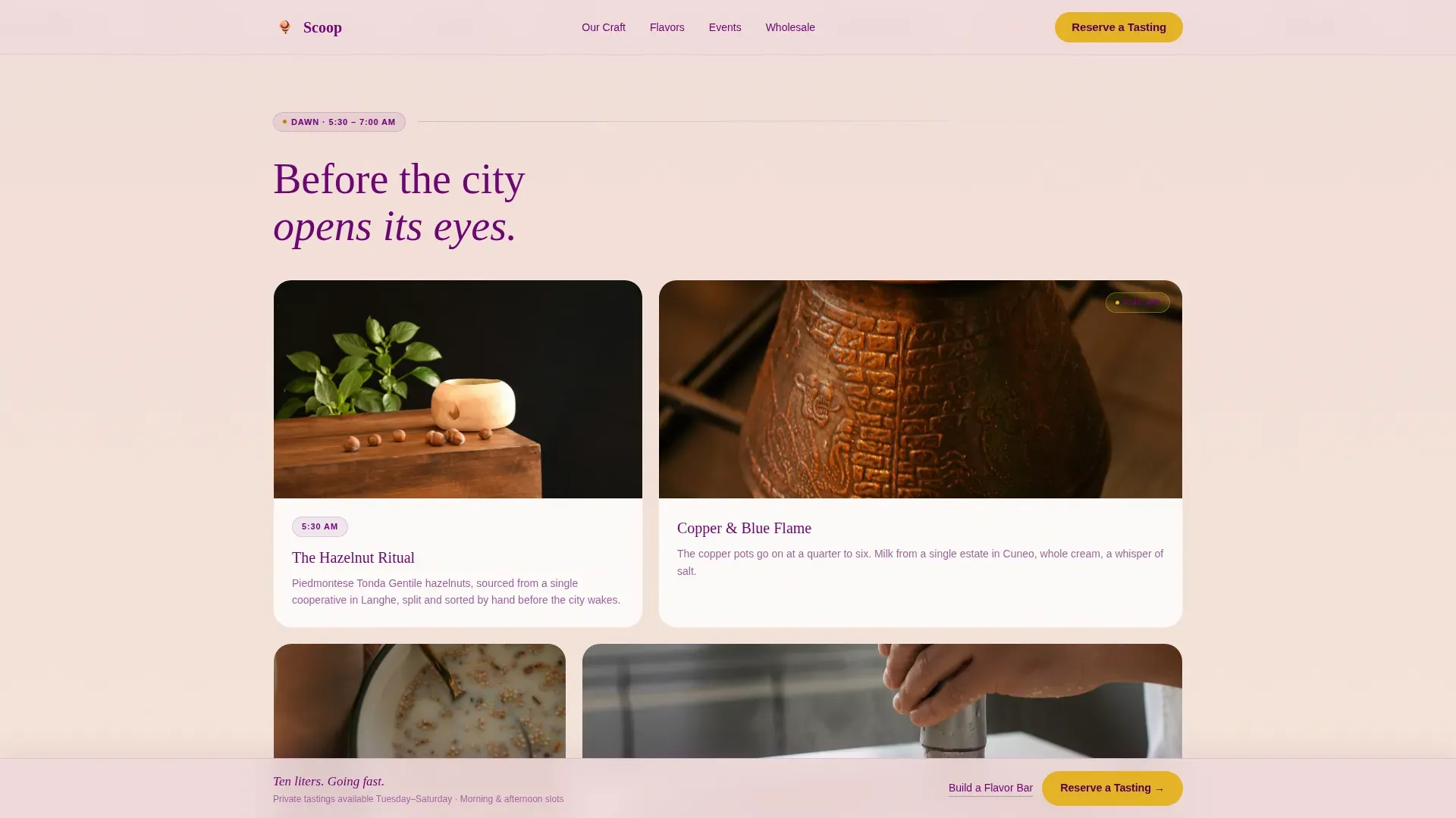 Dairy & Cheese Professional Website Template