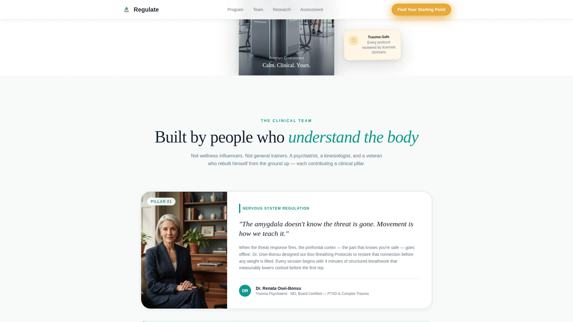 PTSD Care Reviews Website Template