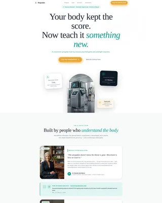 PTSD Care Reviews Website Template