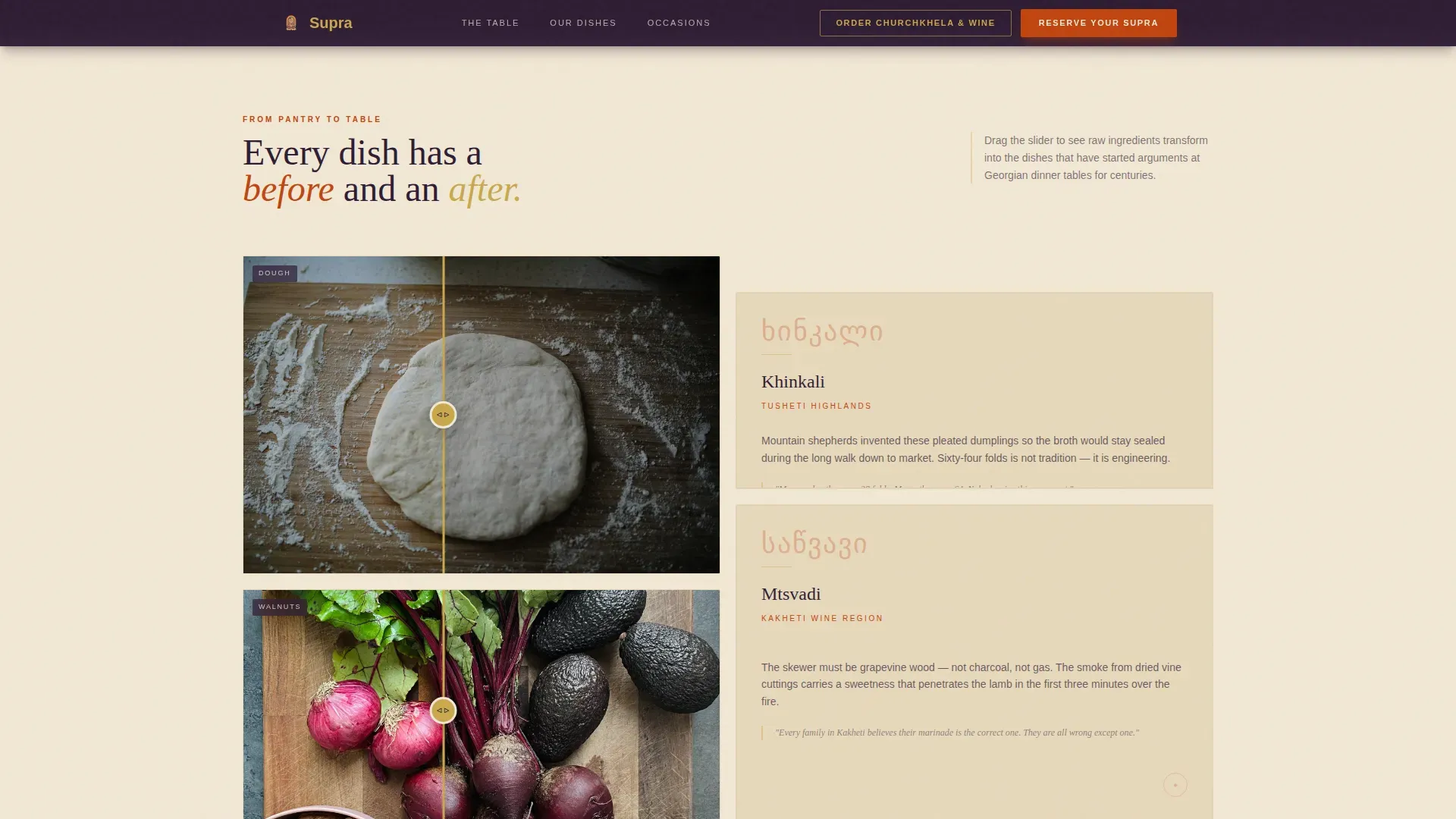 Regional & Ethnic Restaurant Booking Website Template