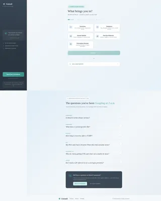 Urologist Booking Website Template