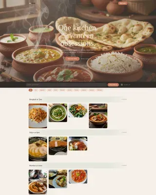 Restaurant & Dining Advanced Professional Website Template