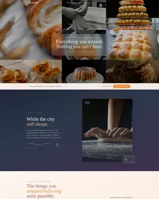 Artisan Sourdough Bakery | Free Website Template | Rocket