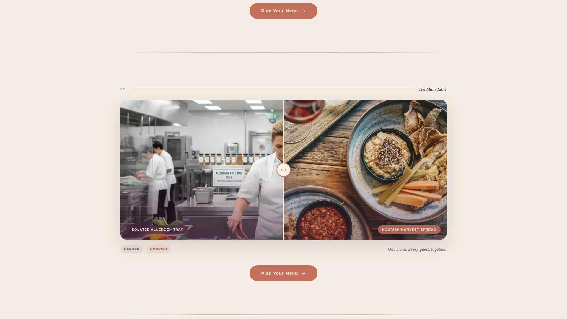 Gluten-Free Catering | Free Website Template | Rocket