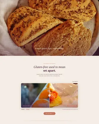Gluten-Free Catering | Free Website Template | Rocket