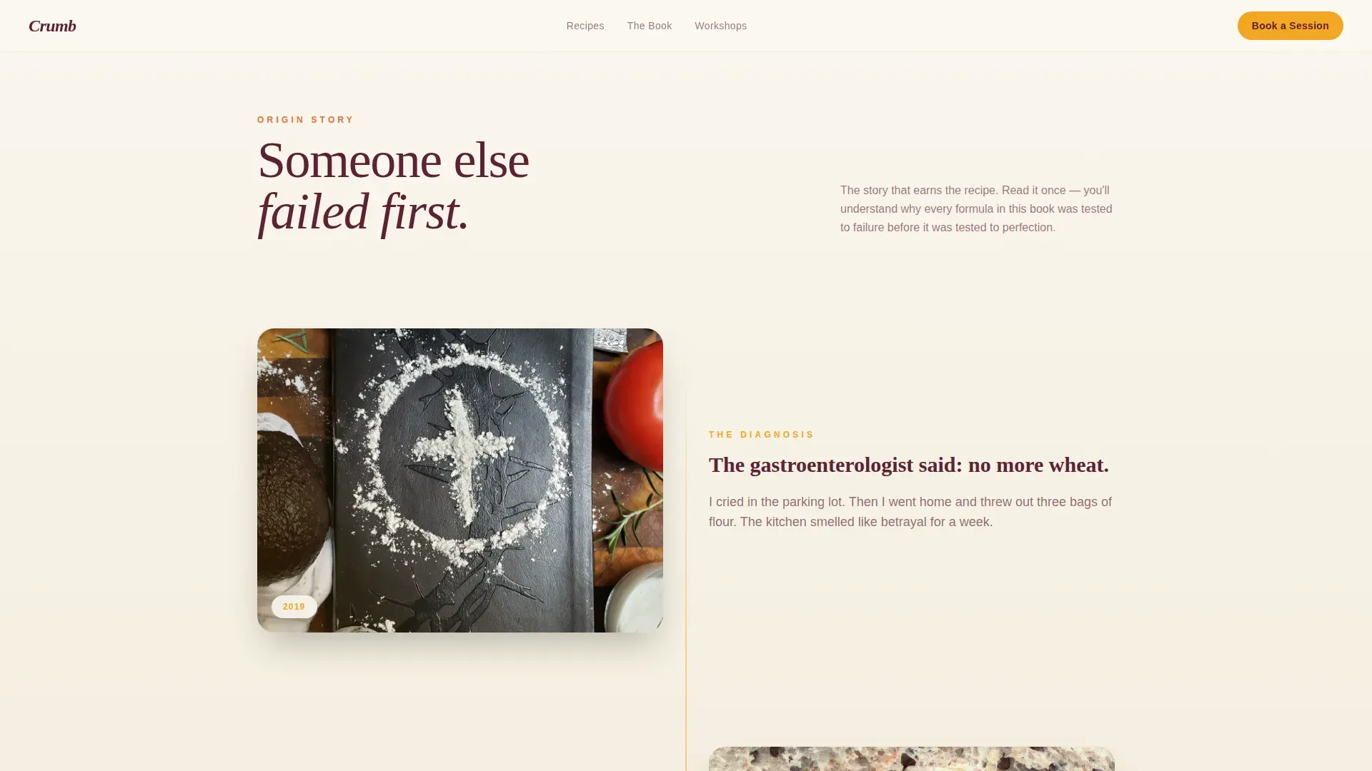Gluten-Free Cookbook | Free Website Template | Rocket