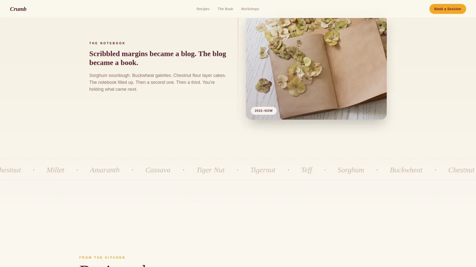 Gluten-Free Cookbook | Free Website Template | Rocket