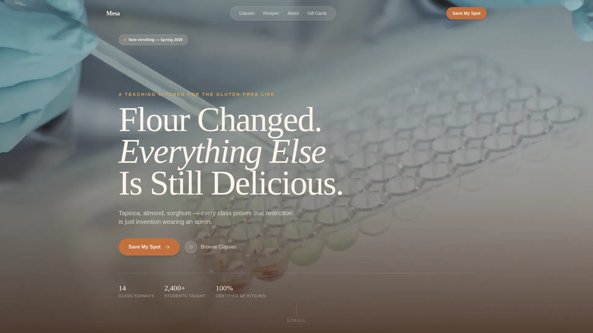 Gluten-Free Cooking | Free Website Template | Rocket