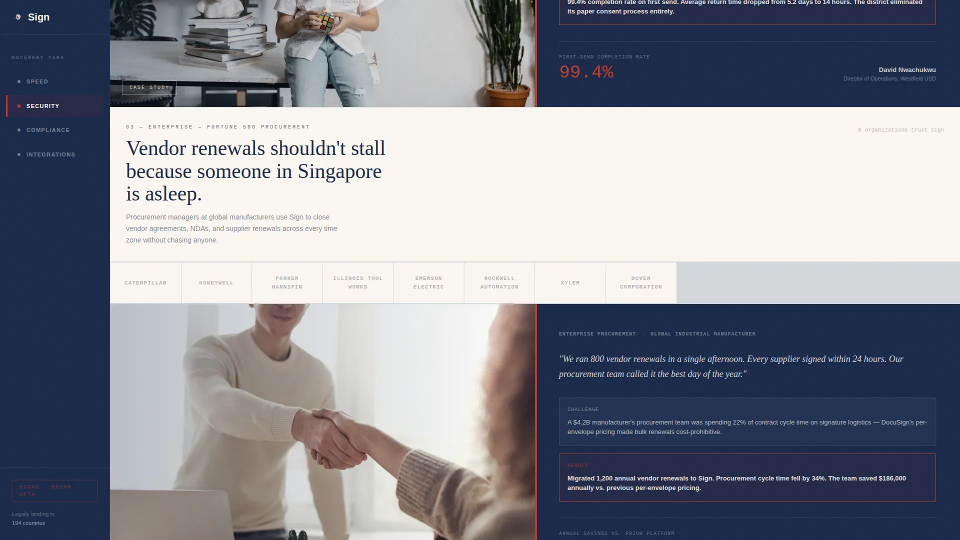 LegalTech & Compliance Software Education Website Template