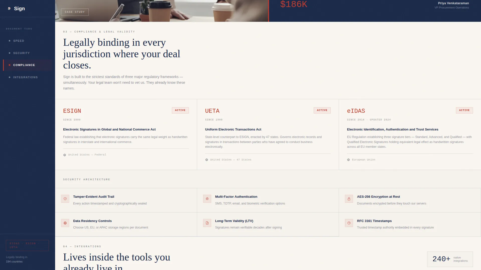 LegalTech & Compliance Software Education Website Template