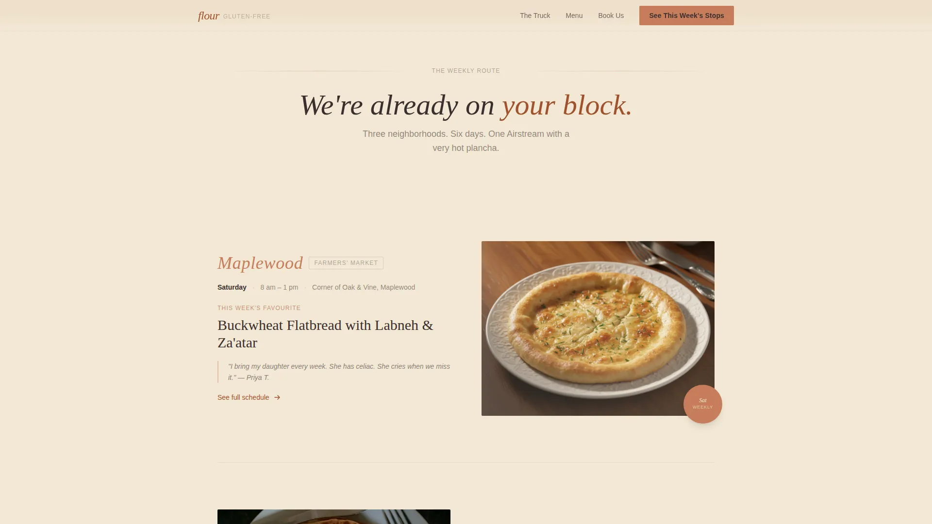 Artisan Glutenfree | Free Website Template | Rocket