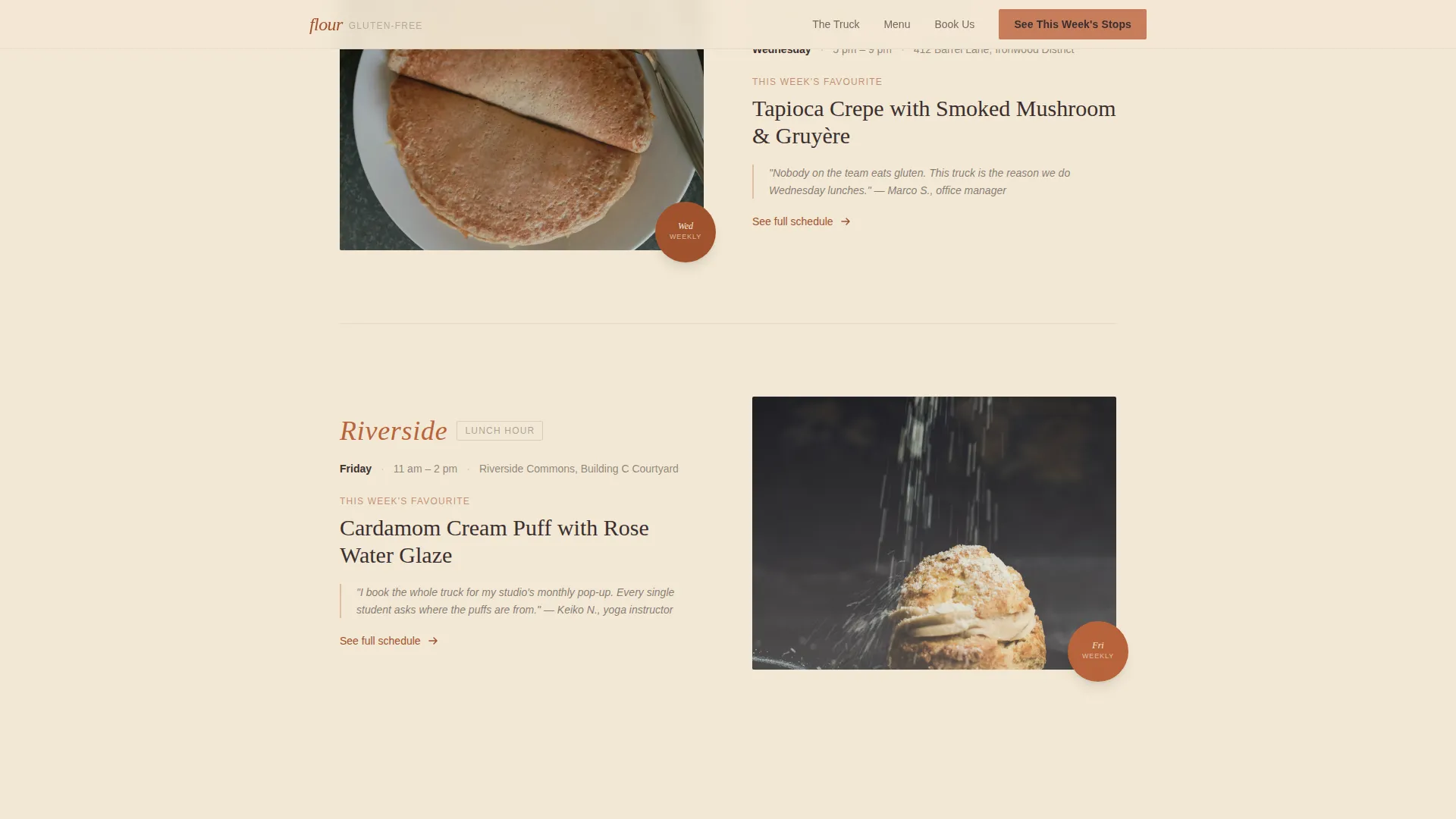 Artisan Glutenfree | Free Website Template | Rocket