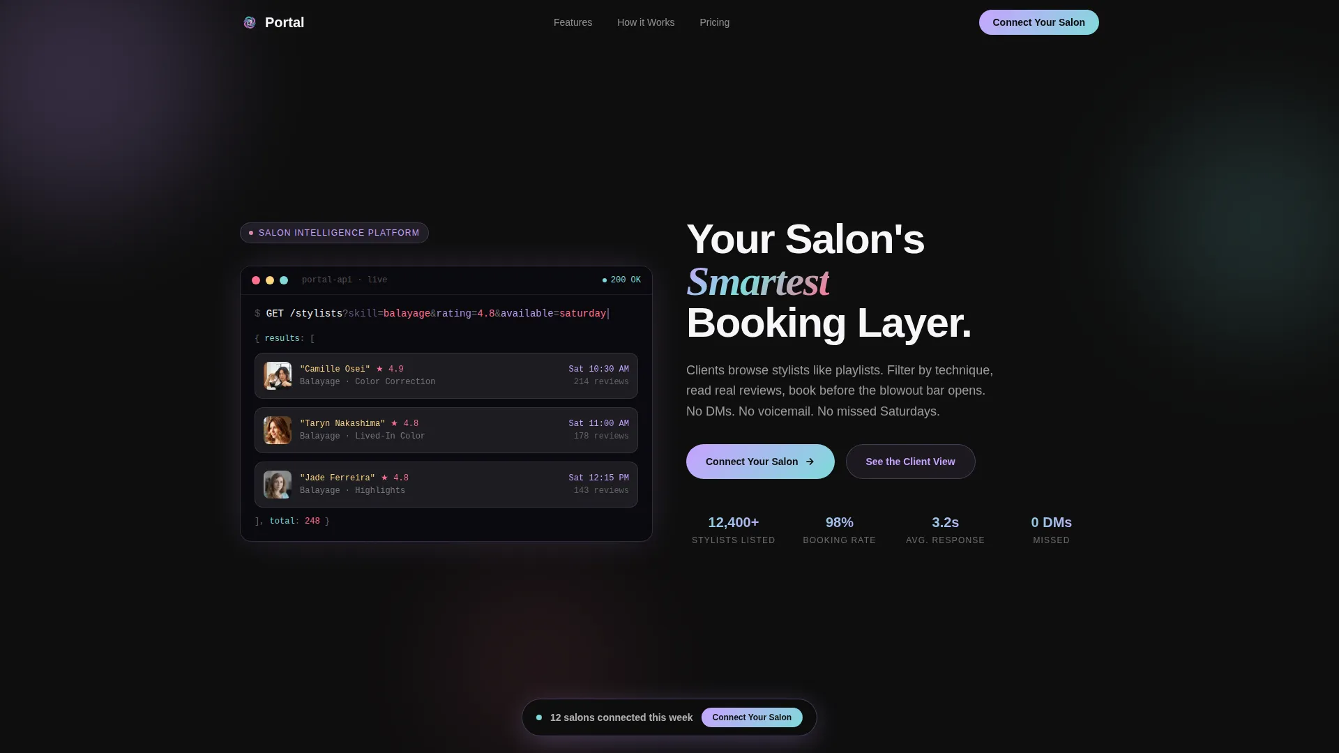 Beauty & Salon Software & SaaS Reviews Website Template