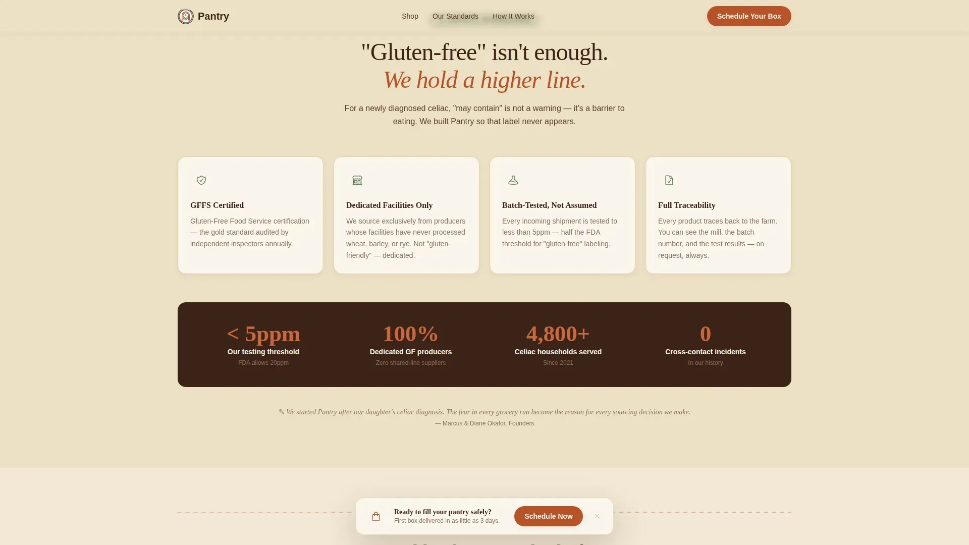 Gluten-Free Grocery | Free Website Template | Rocket