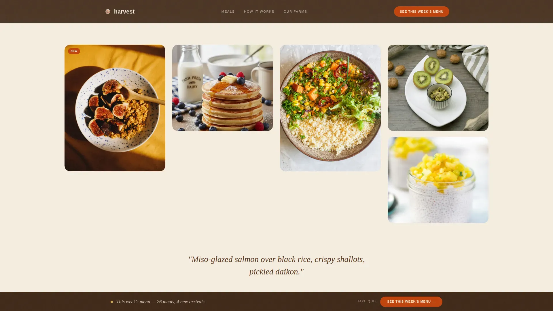 Gluten-Free Meals | Free Website Template | Rocket
