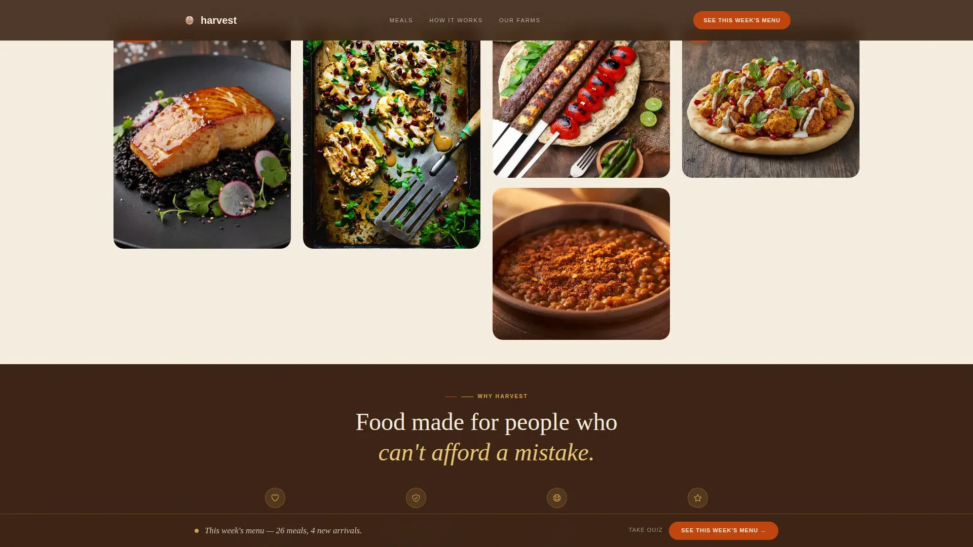 Gluten-Free Meals | Free Website Template | Rocket