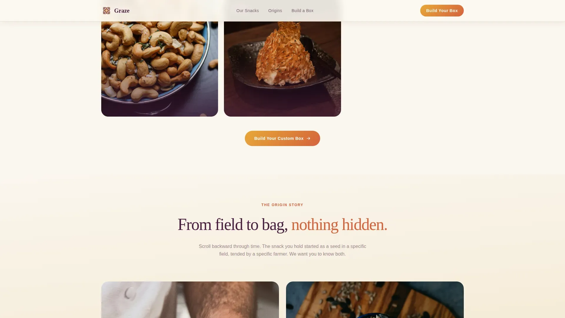 Ancient Grain Snacks | Free Website Template | Rocket