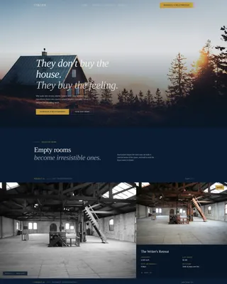 Mountain Property Real Estate Portfolio Website Template