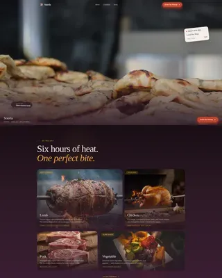 Greek Dining Professional Website Template