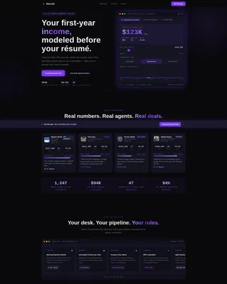 Real Estate Agent Careers & Recruitment Website Template