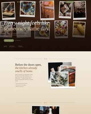 Regional & Ethnic Restaurant Professional Website Template