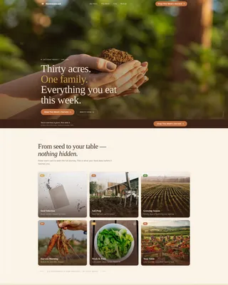 Farm & Ranch Professional Website Template