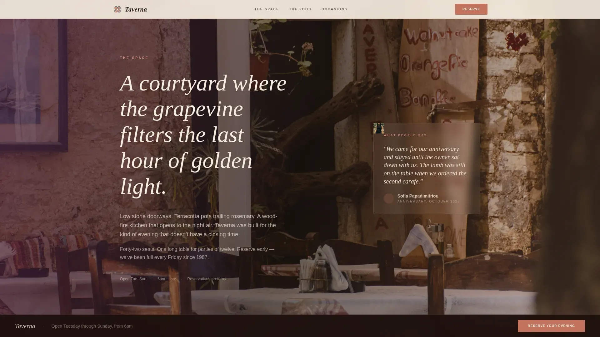 European Specialty Dining Specialist Professional Website Template