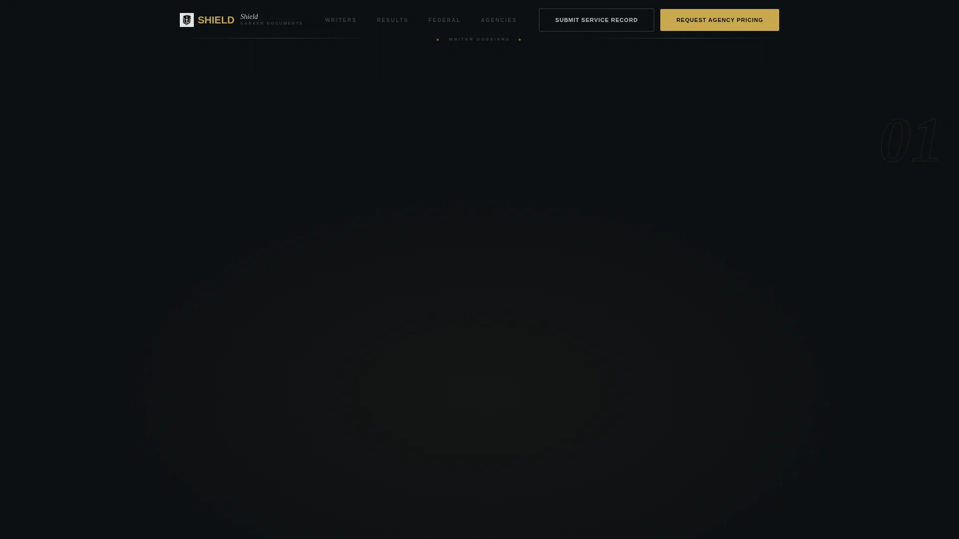 Police Officer Profile Careers Website Template