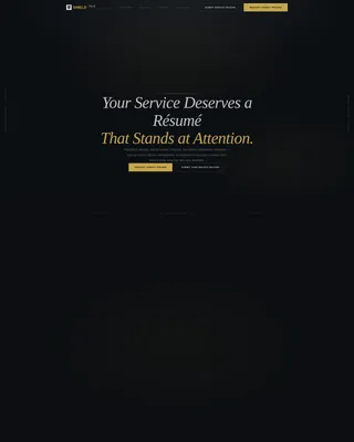 Police Officer Profile Careers Website Template