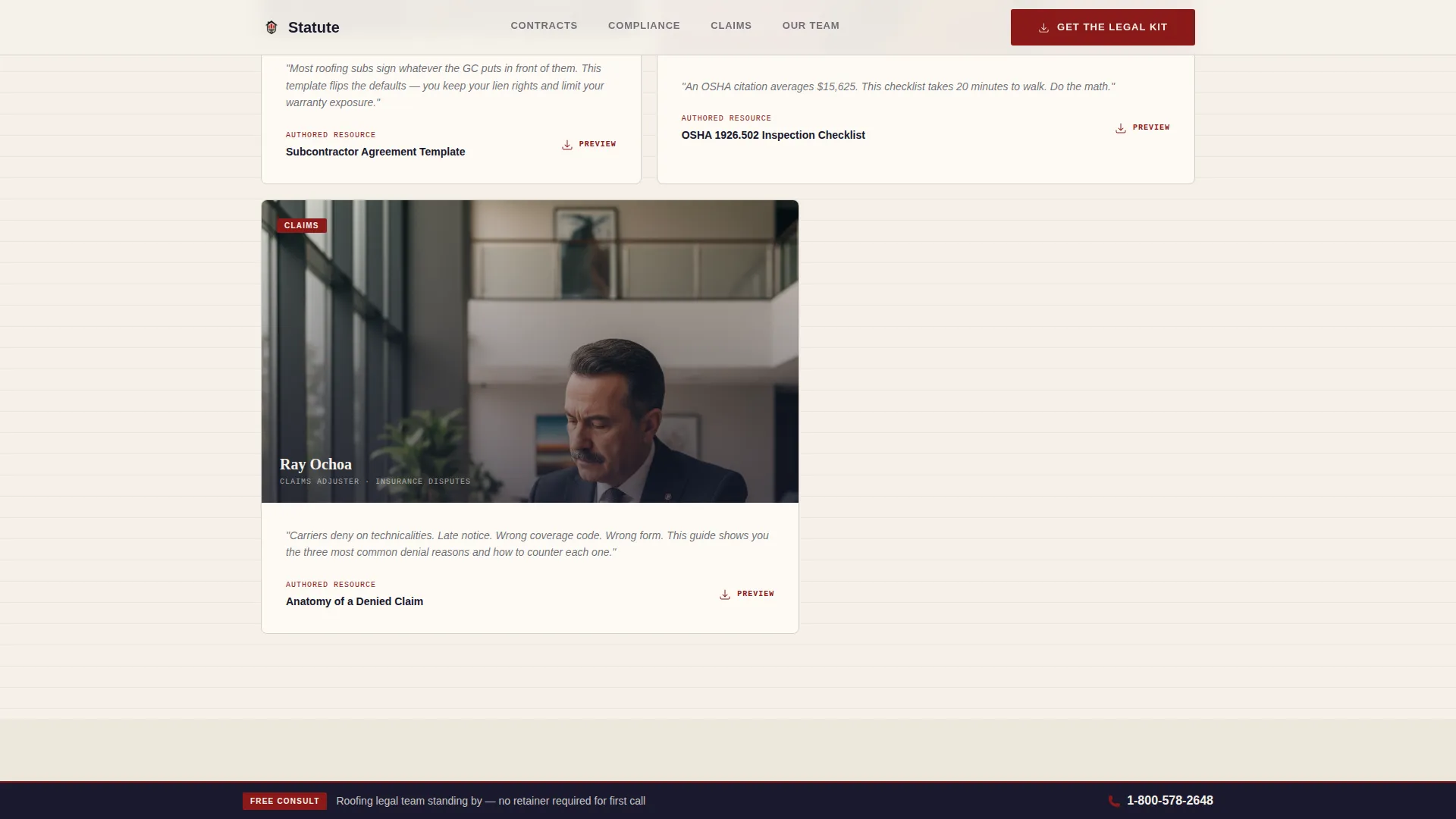 Roofer Reviews Website Template
