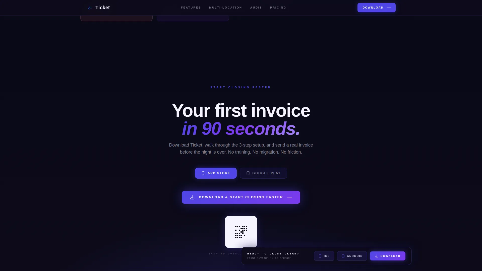 Restaurant Software & SaaS Professional Website Template