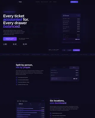 Restaurant Software & SaaS Professional Website Template