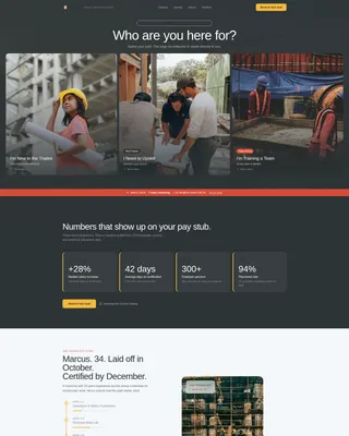 Recruitment & Hiring Booking Website Template
