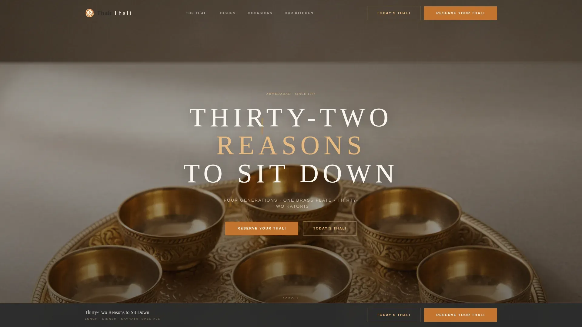 Regional & Specialty Restaurant Specialist Booking Website Template