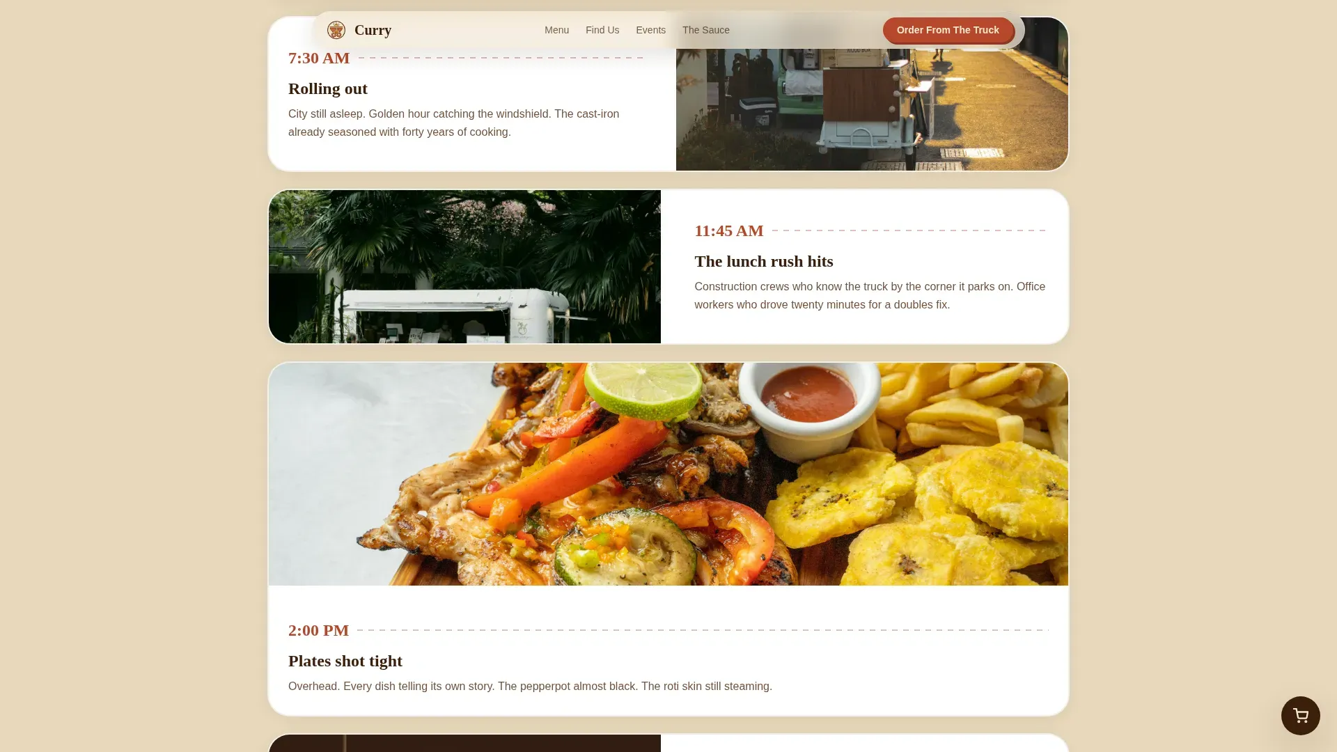 Vibrant Guyanese Dining | Free Website Template | Rocket