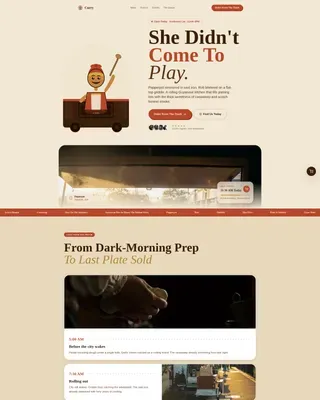 Vibrant Guyanese Dining | Free Website Template | Rocket