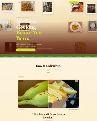 Reserve Guyanese Dining | Free Website Template | Rocket