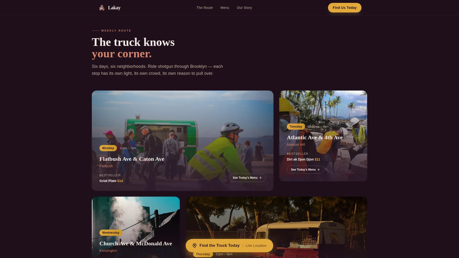 Bold Haitian Catering | Free Website Template | Rocket