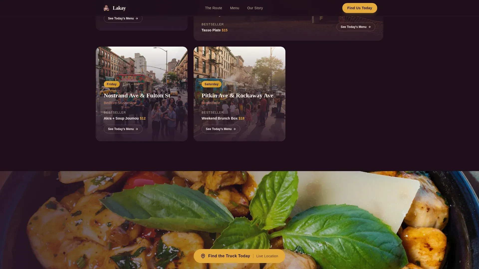Bold Haitian Catering | Free Website Template | Rocket