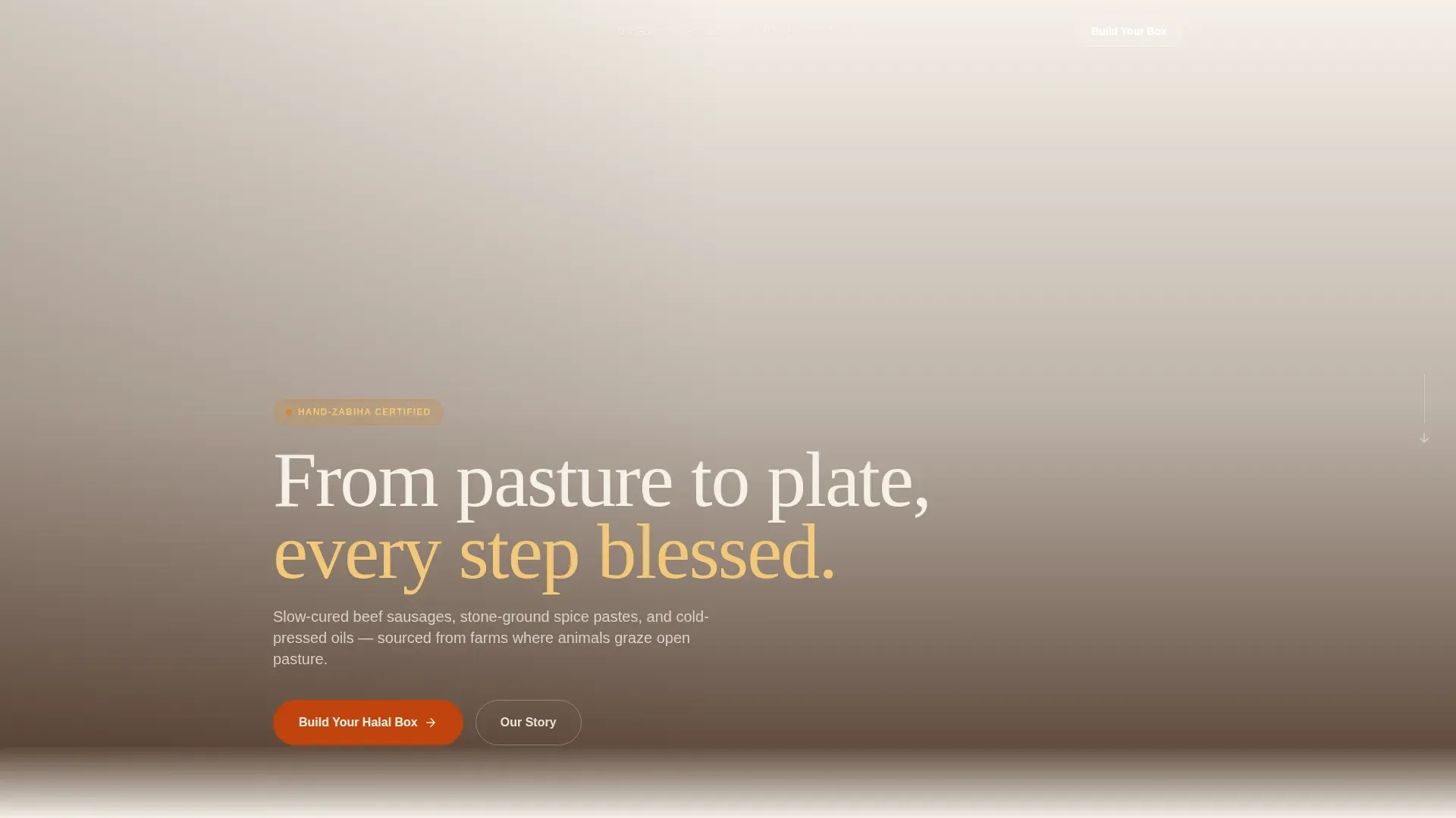 Halal Food & Dining Professional Website Template
