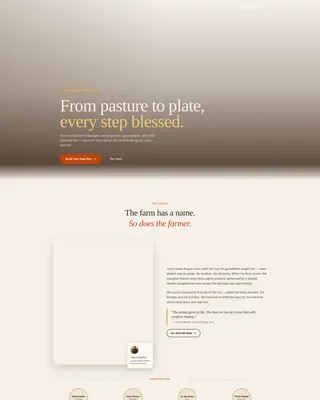 Halal Food & Dining Professional Website Template