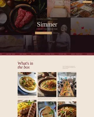 Halal Food & Dining Specialist Blog Website Template