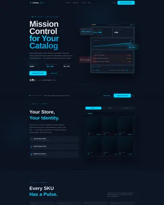Entertainment Digital Presence Professional Website Template