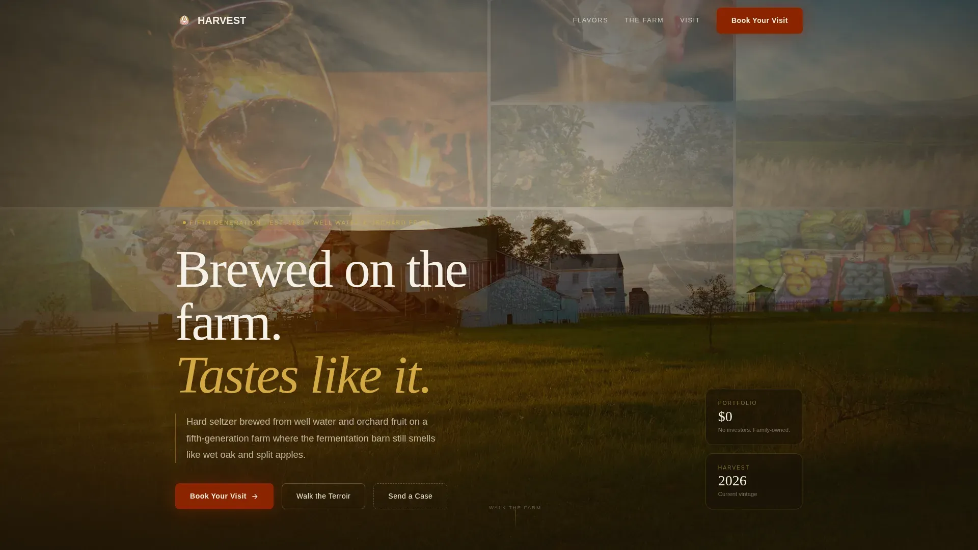 Brewery & Craft Beer Booking Website Template