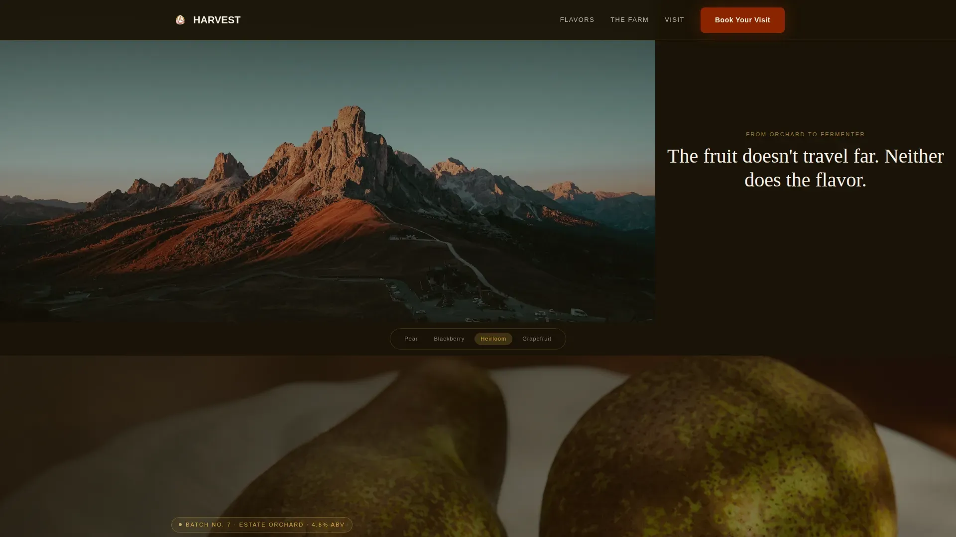 Brewery & Craft Beer Booking Website Template