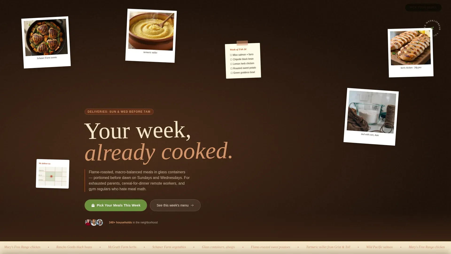 Cloud Kitchen & Delivery Professional Website Template