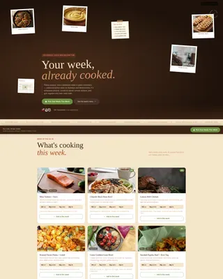 Cloud Kitchen & Delivery Professional Website Template