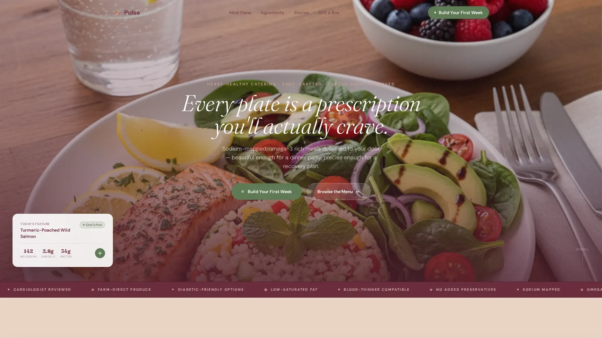 Expert Wellness Catering | Free Website Template | Rocket