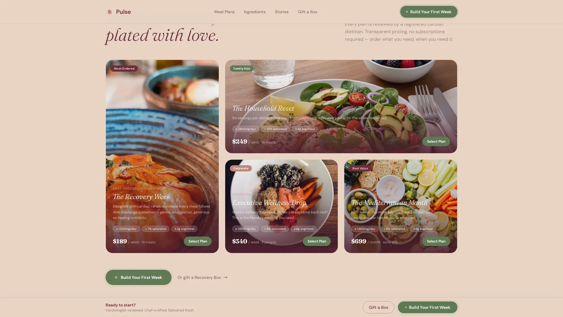 Expert Wellness Catering | Free Website Template | Rocket