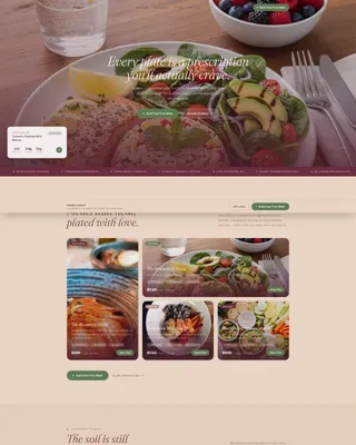 Expert Wellness Catering | Free Website Template | Rocket